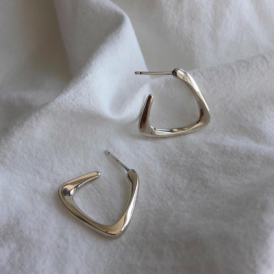 ☆「order」triangle hoop pierce p450 – uluu - jewelry