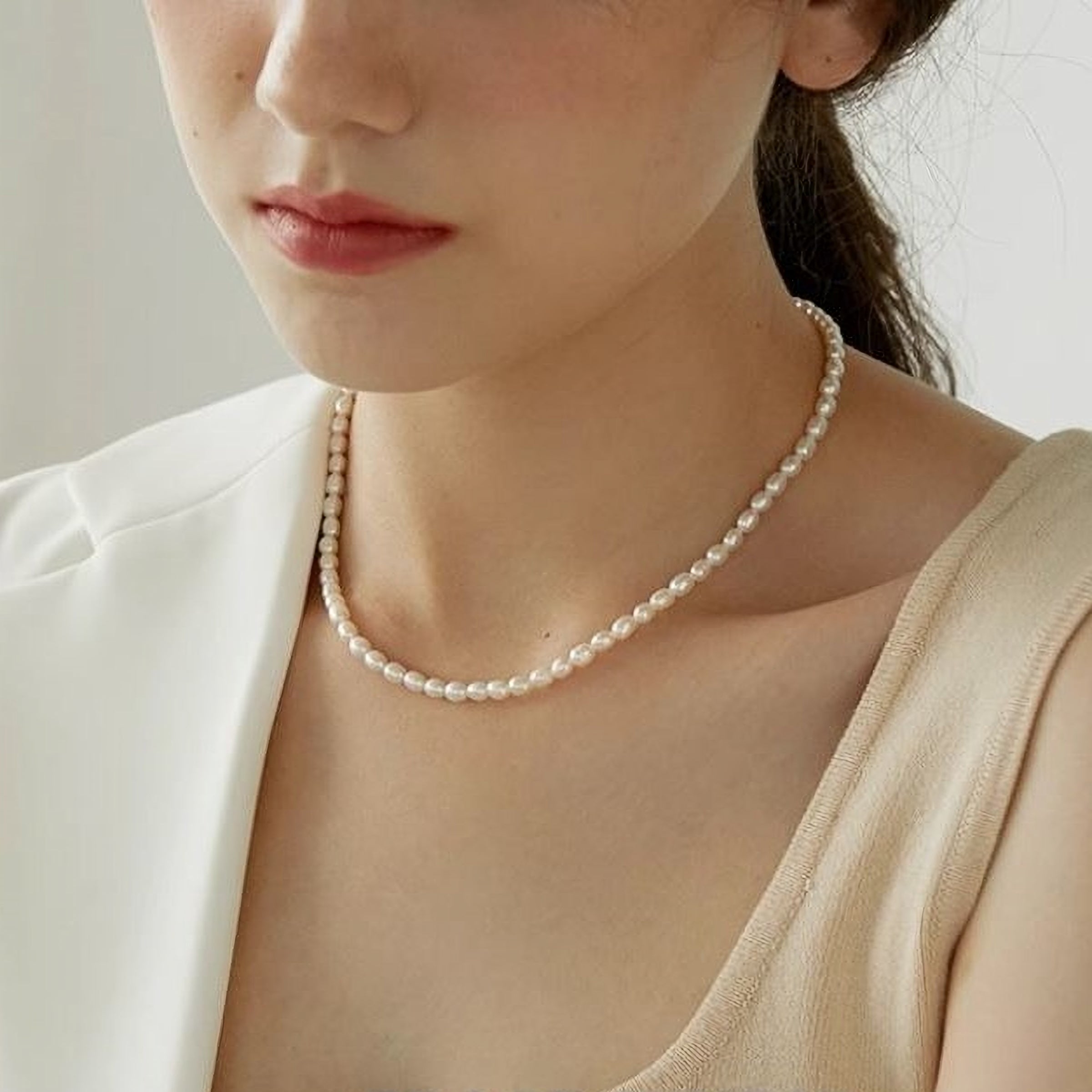 ☆「order」small freshwater pearl necklace n113 – uluu - jewelry