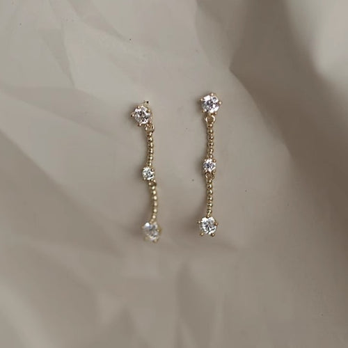 order」K14 ballchain zircon pierce p422 – uluu - jewelry