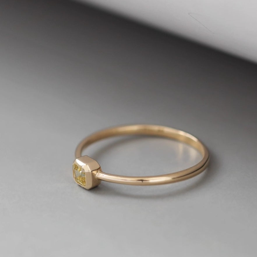 ☆「order」K14 champagne color inlay ring r169 – uluu - jewelry