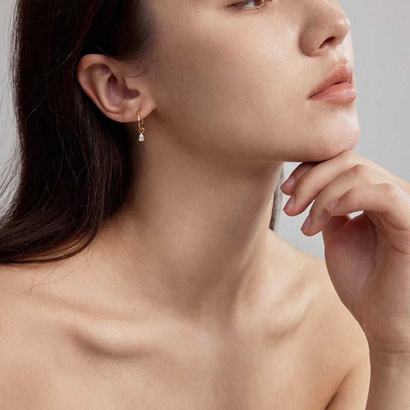 ☆「order」three types of zircon hoop pierce p445 – uluu - jewelry