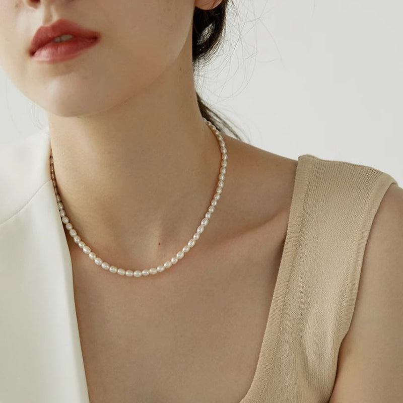 ☆「order」small freshwater pearl necklace n113 – uluu - jewelry