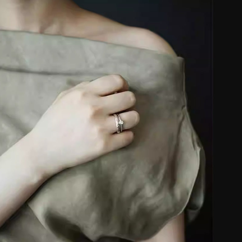 ☆「order」topaz ring gold/silver r173 – uluu - jewelry & accessory -