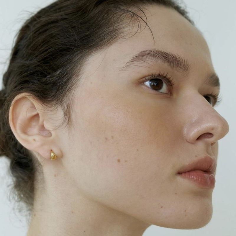 セール】2連 フラワー パールドロップピアス（ピアス（両耳用