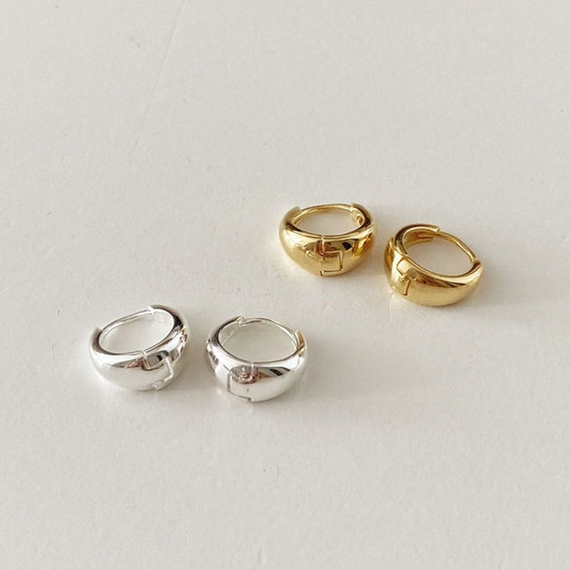 drop hoop pierce gold/silver p259 – uluu - jewelry & accessory -