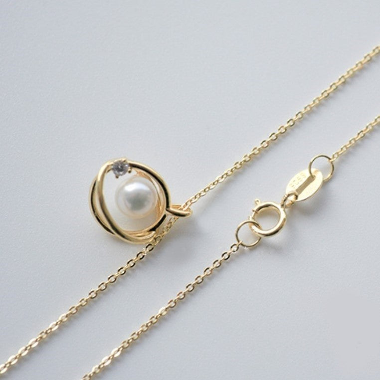 order」ring pearl necklace gold n096 – uluu - jewelry & accessory -