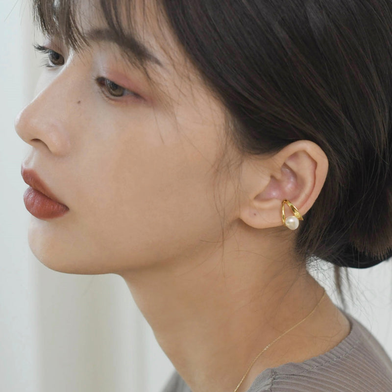 order」*double ring pearl ear cuff c015 – uluu - jewelry order」*double ring pearl ear cuff c015 – uluu - jewelry