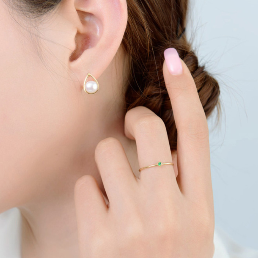order」*freshwater pearl drop pierce p172 – uluu - jewelry