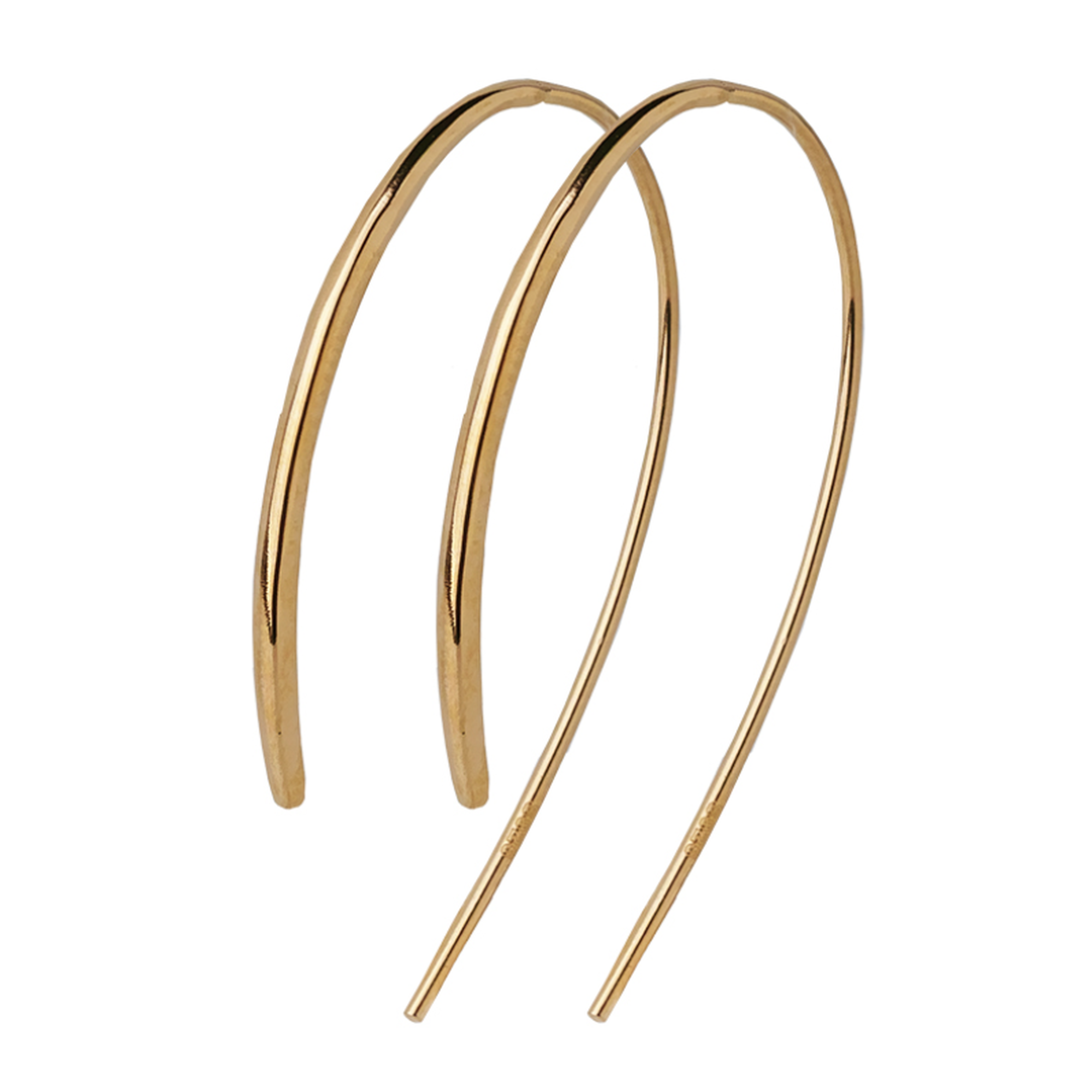 存在感抜群 ブレスレット べっ甲×gold BOUCLE simple hook pierce gold p016 – uluu - jewelry & accessory -